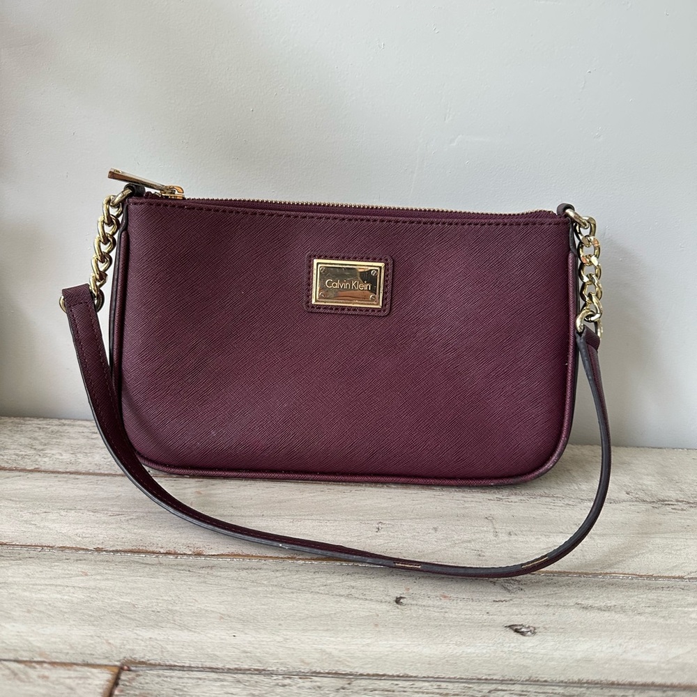 Calvin Klein Purple Shoulder Bag